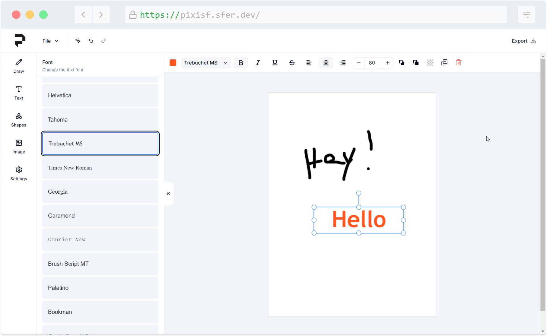 app screenshot